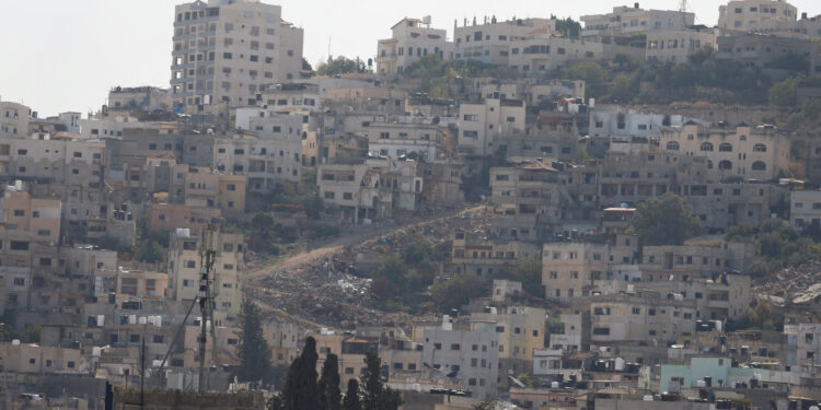 Buildings and streets of Jenin refugee camp amid an ongoing Israeli military operation, in Jenin, in the Israeli-occupied West Bank November 19, 2025. REUTERS/Mohamad Torokman
